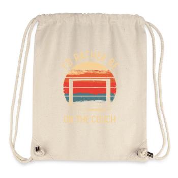 I'd Rather Be On The Couch Filme Serien Retro - Stanley/Stella recycelter Gym Bag - Naturweiß - Vorne