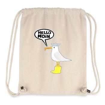 Hello Seagull Rubber Boots Hello Moin - Stanley/Stella Recycled Gym Bag - natural - Front