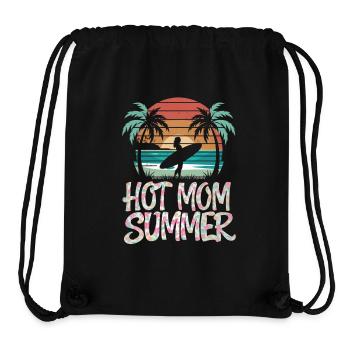 Hot Mom Summer - Surf - Stanley/Stella Recycled Gym Bag - black - Front