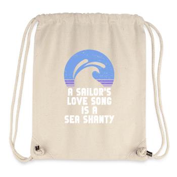 Matrose Meme Piratenschiff Ozean Segeln - Stanley/Stella recycelter Gym Bag - Naturweiß - Vorne