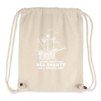 Matrose Meme Piratenschiff Ozean Segeln - Stanley/Stella recycelter Gym Bag - Naturweiß - Vorne