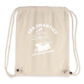 Matrose Meme Piratenschiff Ozean Segeln - Stanley/Stella recycelter Gym Bag - Naturweiß - Vorne
