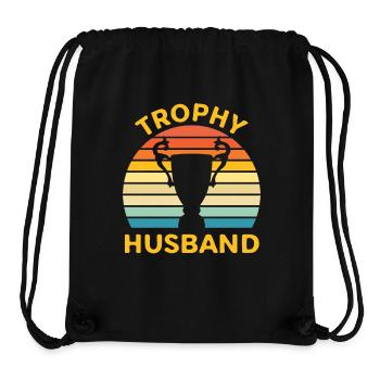 Ehemann Bräutigam Heirat Hochzeit Geschenkidee - Stanley/Stella recycelter Gym Bag - Schwarz - Vorne
