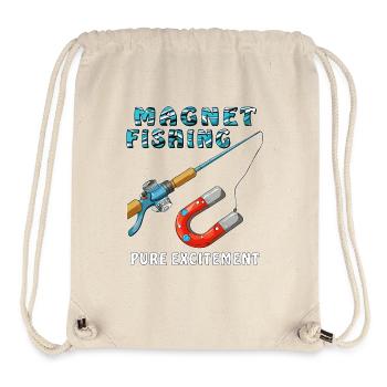 MAGNET FISHING PURE EXCITEMENT - Stanley/Stella Recycled Gym Bag - natural - Front