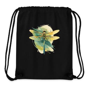 Libellen Libelle - Stanley/Stella recycelter Gym Bag - Schwarz - Vorne