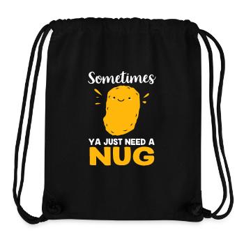 Chicken Nuggets - Stanley/Stella Recycled Gym Bag - black - Front