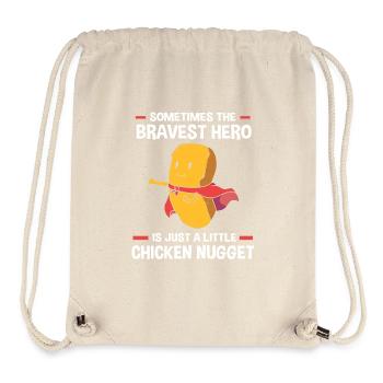 chicken nuggets - Stanley/Stella Recycled Gym Bag - natural - Front