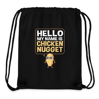 Chicken Nuggets - Stanley/Stella Recycled Gym Bag - black - Front