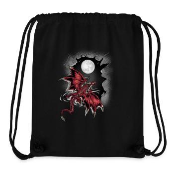 Moon Dragon Dragon Mythical Creature - Stanley/Stella Recycled Gym Bag - black - Front