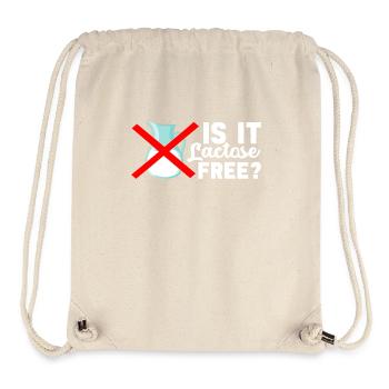 Lactose intolerance Lactose intolerant - Stanley/Stella Recycled Gym Bag - natural - Front