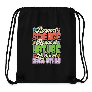 Environmental Scientist Respect Science Biologist - Stanley/Stella Recycled Gym Bag - black - Front