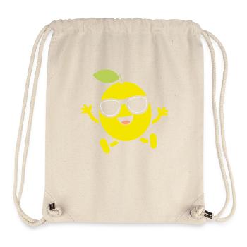 Lemon - Stanley/Stella Recycled Gym Bag - natural - Front