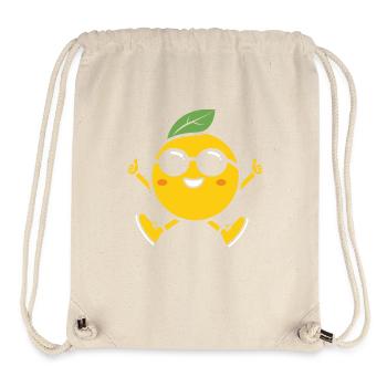 Lemon - Stanley/Stella Recycled Gym Bag - natural - Front