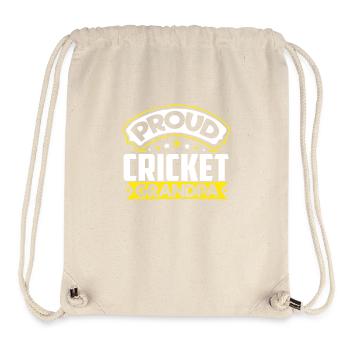 Sports Papy Cricket Papi - Sac à cordon recyclé Stanley/Stella - blanc naturel - Devant