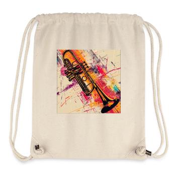 Trompete - Stanley/Stella recycelter Gym Bag - Naturweiß - Vorne