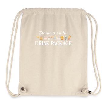 Blame It On The Drink Package Cocktail Party Fun - Stanley/Stella Recycled Gym Bag - natural - Front