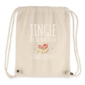 Jingle bis zur Tanzfläche Tanzen, Weihnachten - Stanley/Stella recycelter Gym Bag - Naturweiß - Vorne