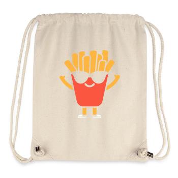 frites - Sac à cordon recyclé Stanley/Stella - blanc naturel - Devant