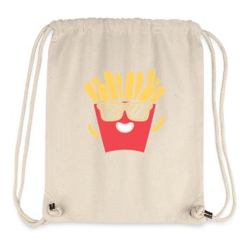 frites - Sac à cordon recyclé Stanley/Stella - blanc naturel - Devant