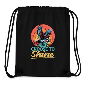 Bird Enthusiast Choose To Shine Ornithologist - Stanley/Stella recycelter Gym Bag - Schwarz - Vorne