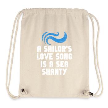 Matrose Meme Piratenschiff Ozean Segeln - Stanley/Stella recycelter Gym Bag - Naturweiß - Vorne