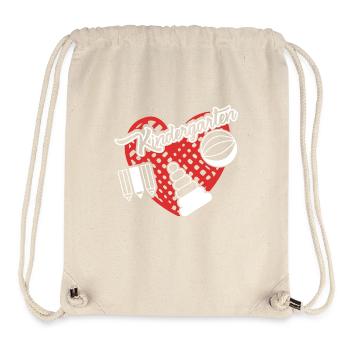 Funny Kindergarten Teacher - Stanley/Stella Recycled Gym Bag - natural - Front