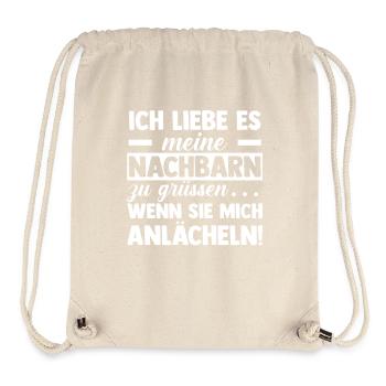 Nachbarschaft Bester Nachbar - Stanley/Stella recycelter Gym Bag - Naturweiß - Vorne
