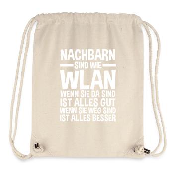 Nachbarschaft Bester Nachbar - Stanley/Stella recycelter Gym Bag - Naturweiß - Vorne