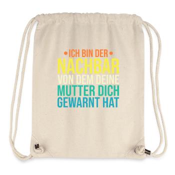 Nachbarschaft Bester Nachbar - Stanley/Stella recycelter Gym Bag - Naturweiß - Vorne