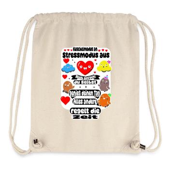 Cuddle mode on – stress mode off - Stanley/Stella Recycled Gym Bag - natural - Front