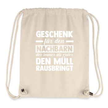 Nachbarschaft Bester Nachbar - Stanley/Stella recycelter Gym Bag - Naturweiß - Vorne