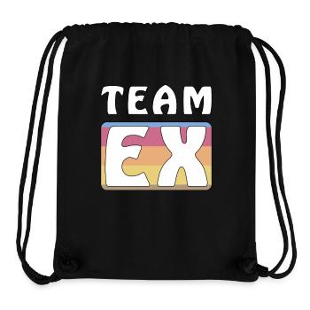 TEAM EX - Stanley/Stella recycelter Gym Bag - Schwarz - Vorne