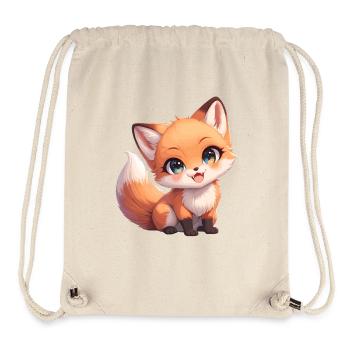 Füchse Fuchs - Stanley/Stella recycelter Gym Bag - Naturweiß - Vorne