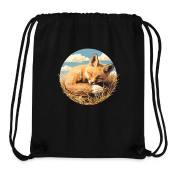 Füchse Fuchs - Stanley/Stella recycelter Gym Bag - Schwarz - Vorne
