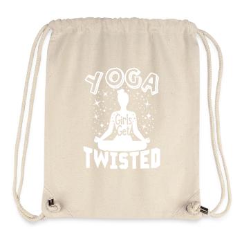 Yoga Girls Get Twisted - Stanley/Stella Recycled Gym Bag - natural - Front