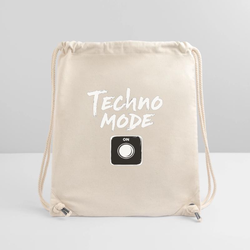 Techno Mode On Techno Techno Musik Techno Stanley/Stella recycelter Gym Bag