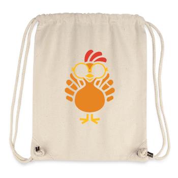 Chicken - Stanley/Stella Recycled Gym Bag - natural - Front