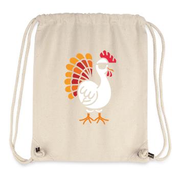 Chicken - Stanley/Stella Recycled Gym Bag - natural - Front