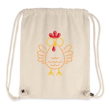 Chicken - Stanley/Stella Recycled Gym Bag - natural - Front