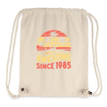 Awesome Since 1985 Birthday - Stanley/Stella Recycled Gym Bag - natural - Front