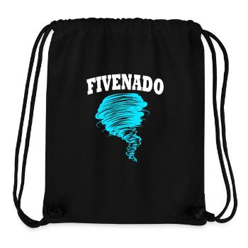 Tornado Birthday Children's Birthday Party - Stanley/Stella Recycled Gym Bag - black - Front