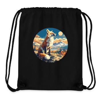Füchse Fuchs - Stanley/Stella recycelter Gym Bag - Schwarz - Vorne