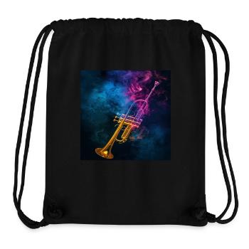 Trompete - Stanley/Stella recycelter Gym Bag - Schwarz - Vorne