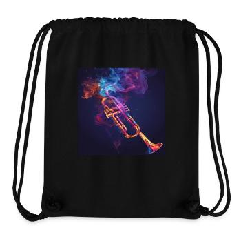 Trompete - Stanley/Stella recycelter Gym Bag - Schwarz - Vorne