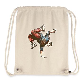 Breakdance - Stanley/Stella recycelter Gym Bag - Naturweiß - Vorne
