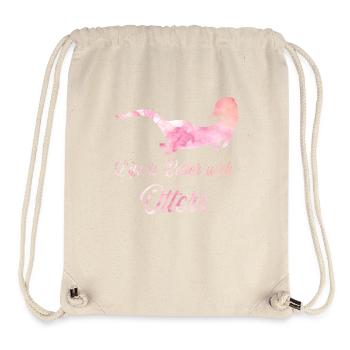 Otter Watercolor Life Is Better - Stanley/Stella recycelter Gym Bag - Naturweiß - Vorne