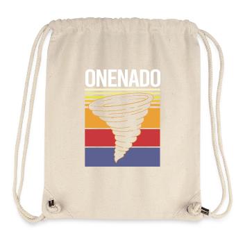 Tornado Birthday Children's Birthday Party - Stanley/Stella Recycled Gym Bag - natural - Front