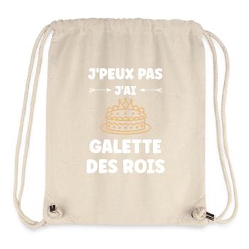 Galette - Sac à cordon recyclé Stanley/Stella - blanc naturel - Devant