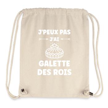 Galette - Sac à cordon recyclé Stanley/Stella - blanc naturel - Devant