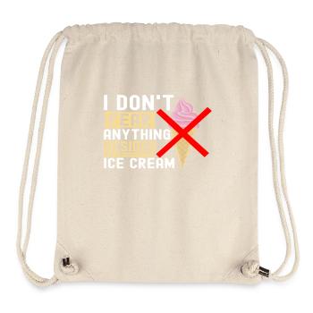 Lactose intolerance Lactose intolerant - Stanley/Stella Recycled Gym Bag - natural - Front
